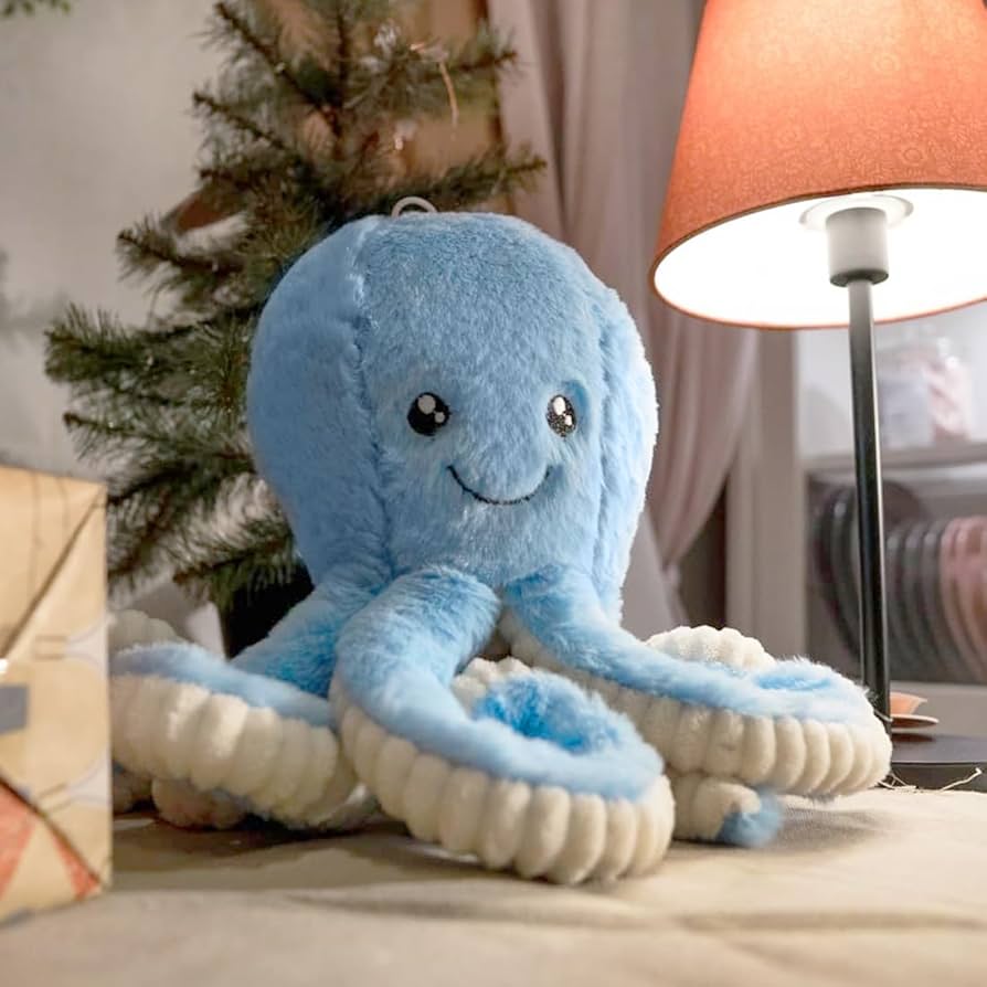 Lovely Simulation Octopus Pendant Plush Stuffed Toy Soft Animal Home Accessories Pillow Cute Animal Doll Children Birthday Gifts