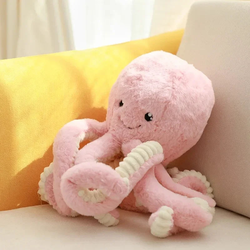 Lovely Simulation Octopus Pendant Plush Stuffed Toy Soft Animal Home Accessories Pillow Cute Animal Doll Children Birthday Gifts