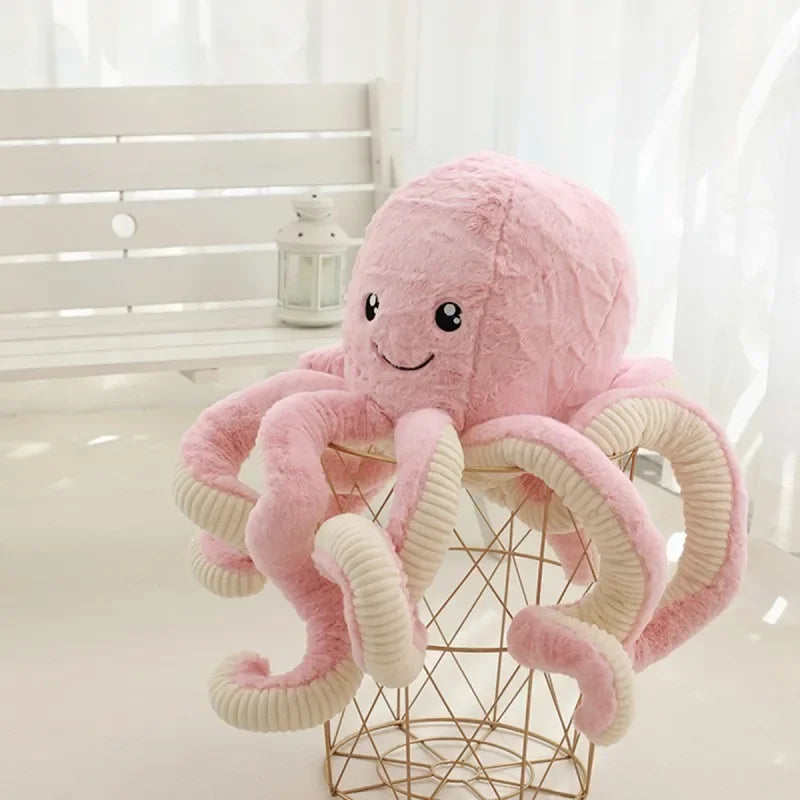 Lovely Simulation Octopus Pendant Plush Stuffed Toy Soft Animal Home Accessories Pillow Cute Animal Doll Children Birthday Gifts