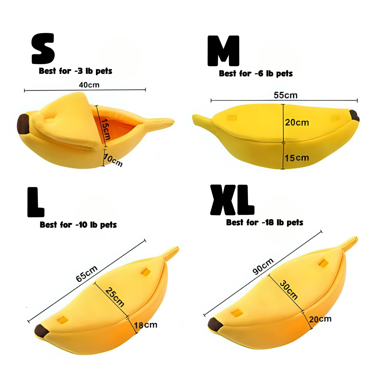 Warm Banana Shaped Dog Cat Bed Cozy Basket Puppy Kittens Cushion Kennel Portable Pet Sleeping Mat Bed Cats Supplies