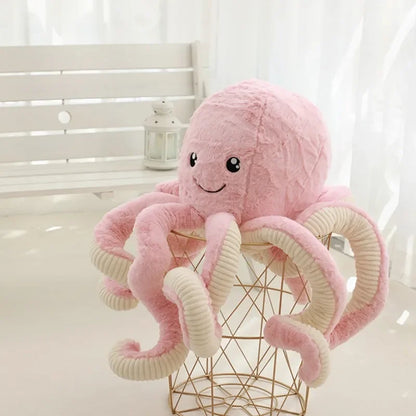 Lovely Simulation Octopus Pendant Plush Stuffed Toy Soft Animal Home Accessories Pillow Cute Animal Doll Children Birthday Gifts
