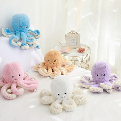 Lovely Simulation Octopus Pendant Plush Stuffed Toy Soft Animal Home Accessories Pillow Cute Animal Doll Children Birthday Gifts